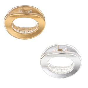 NEW Ettika Metallic Duo Hair Claw Set 2 hair clips gold & silver brand new